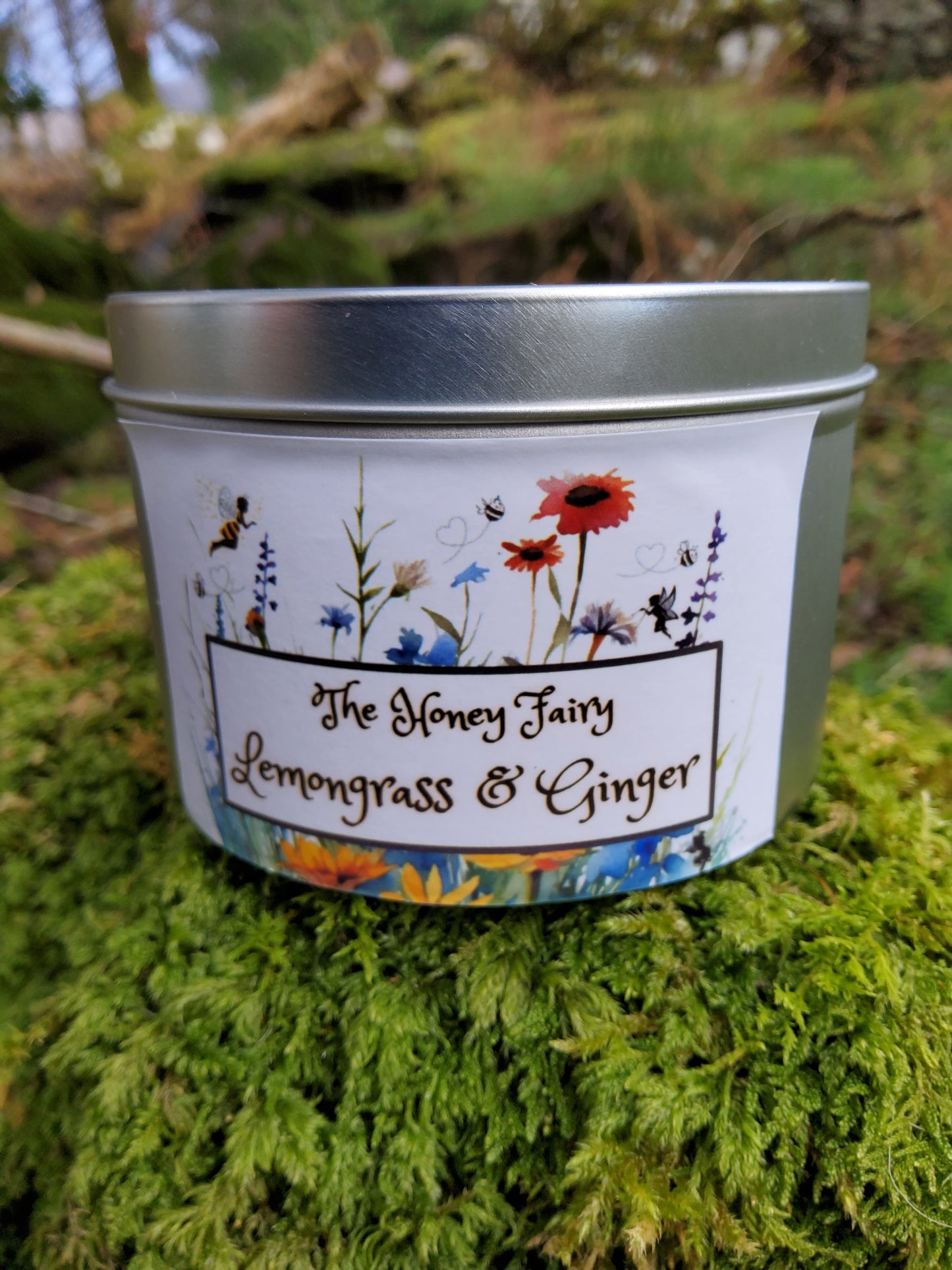 Lemongrass & Ginger 250ml Soy Wax Travel Tin